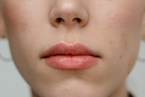 A Woman's Pink Lips